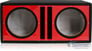 (2) NVX NSW104V2 (NSW104 v2) + Ported Sub Box + Mono Amplifier + Amp Kit (Red) Image 3