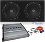 (2) NVX NSW122v2 + Sealed Subwoofer Box + Mono Amplifier + Amp Kit Image 1