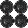 Rockford Fosgate 8" 300W Car Audio Shallow Mount 2 Ohm DVC Subwoofer (4 Pack) Image 1