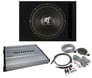 Hifonics HFX12D4 12" 800w Car Subwoofer+Vented Sub Box+Mono Amplifier+Amp Kit Image 1
