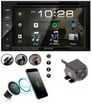 Kenwood DDX276BT Stereo + Free Backup Camera +  Wireless Car Charger Image 1