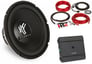 Alpine S-A60M Amplifier + Hifonics 12" Dual 4-Ohm Subwoofer + Free Amp Kit Image 1