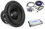 Hifonics ZXX-2400.1D Amplifier + NVX 10" Subwoofer + Belva Amp Kit Image 1