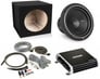 Kicker Monoblock Amp + Rockford Fosgate 10" Sub + Free Sealed Enclosure and Kit Image 1