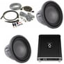 NVX VAD8402 Amplifier + (2) Alpine R-W12D4 12" Subwoofers + Belva Amp Kit Image 1