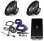 NVX VADM2 Amplifier + (2) JL Audio 10" Subwoofers + Belva Amp Kit Image 1