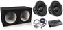 (2) NVX VCW104 + Sealed box + Mono Amplifier + Amp Kit Image 1