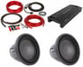 Power Acoustik RZ4-3000D Amplifier + (2) Alpine 12" Subwoofers + Amp Kit Image 1