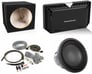 Rockford Fosgate T1000-1bdCP +Alpine R-W12D2+Free MDFS12 Enclosure+Free Bak42bk Image 1