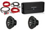Rockford Fosgate Punch P1000X2 +(2) Kicker 43CVR152 15" Subwoofers +Free Amp Kit Image 1