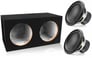 (2) JL Audio 10W3v3-4 10" 4-Ohm Subwoofers With Free Enclosure Image 1