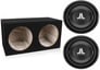 (2) JL Audio 12W1v3-4 Subwoofer with Free Enclosure Image 1
