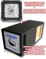 Kicker 04S12L74 12" Solo-Baric L7 + Single Long Ported MDF Logo Enclosure Image 1