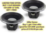 2-PACK --> Clif Designs CD129W 12" Subwoofers Image 1