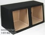 12KTM - Dual 12" Square Hole / Solo-Baric Sealed Angled Enclosure Image 1