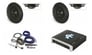 (2) Rockford Fosgate Prime R2SD4-12 + 2-Ohm Stable 2-Channel Amp + Amp Kit Image 1