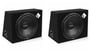 Rockford Fosgate 12" 400 Watt Loaded Car Subwoofer Sub Enclosure (2 Pack) Image 1