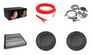 (2) Polk Audio DB1042DVC 10&rdquo; 2100w Subwoofers+Vented Box+Mono Amplifier+Amp Kit Image 1