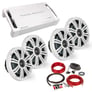 Power Acoustik MSA4‐1300D w/ Kicker 45KM654L Speakers Image 1