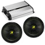 JL Audio JX1000/1D with 2 Kicker 44CWCD104 Subwoofers Image 1