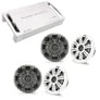 Power Acoustik MSA4‐1300D with (4) Kicker 45KM654 Image 1