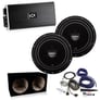 (2)Rockford Fosgate R2SD2-12 + NVX VADM2 + Dual 12" Sub Enclosure + Amp Kit Image 1