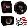 Boss Audio AR120DVC 12" 1600W Subwoofer + Vented Box + Mono Amplifier + Amp Kit Image 1
