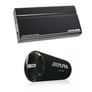 Alpine KTA-200M + Alpine SWT-12S4 12" Sealed Subwoofer Tube Enclosure Package Image 1