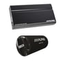 Alpine KTA-200M + Alpine SWT-S10 10" Sealed Subwoofer Tube Enclosure Package Image 1
