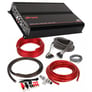 JVC KS-DR3004 Amplifier + Belva 4 Gauge Amp Kit Image 1