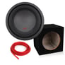 Alpine R-W10D4 Subwoofer + Free Sealed Enclosure and Speaker Wire Image 1