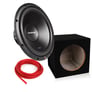 Rockford Fosgate Prime R2D2-10 + 10" Sealed Enclosure and Speaker Wire Image 1