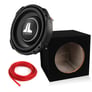 JL Audio Thin-Line 10TW3-D8 + Free 10" Enclosure and Speaker Wire Image 1