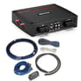 Kicker KXA800.1 (44KXA8001) + Kicker 4 Gauge Amp Wiring Kit Image 1