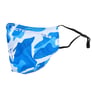(3-Count) Victor Fitness VM25BL Blue Camo Cloth Reusable Face Masks Image 4