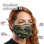 (20-Count) XRGO XM25GR Gray Cloth Reusable Face Mask + 100 Filters Image 5