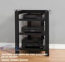 Plateau SL-4A (Black w/ Clear Glass) Image 1