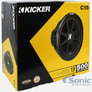 2) KICKER 43C154 Comp 15" 1000w Car Audio Subwoofers + Mono Amplifier + Amp Kit Image 6