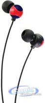 JVC HA-FX20-RA High-Performance Earbuds In-Ear Headphones (Red & Blue) Image 1