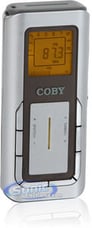 Coby CX90SVR (CX-90SVR) Silver Portable Pocket AM/FM Radio Image 2