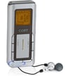 Coby CX90SVR (CX-90SVR) Silver Portable Pocket AM/FM Radio Image 1