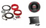 Boss AR100DVC Subwoofer + Belva 1500W BXA15001 + 8 Gauge Amp Kit Image 1