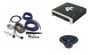 Power Acoustik MOFOS-10D2 + Autotek 2-Channel Amp + Belva 8 Gauge Amp Kit Image 1