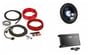 Planet Audio TQ12S Subwoofer + Belva 500W BXA5002 Amplifier + 8 Gauge Amp Kit Image 1