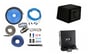 Kicker Solo-Baric L7S122 + NVX VAD10001 Amplifier + Premium 4 Gauge Amp Kit Image 1