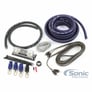 Planet Audio PL2500.1M Amplifier + Belva 1/0 Gauge Amp Wiring Kit Image 2