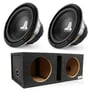 (2) JL Audio 10W0v3-4 with Ported Dual Enclosure Image 1