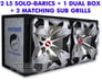 Kicker Dual 15" L5 Combo: (2) S15L5 Subs, + (1) Box + (2) L5 Grills Image 1