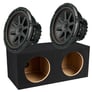 (2)Kicker CompVR CVR104 (43CVR104) + NVX Sealed Dual 10" Enclosure Image 1