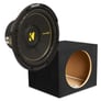 Kicker CompC CWCD124 + NVX XMDFS121 Sealed Single 12" Subwoofer Enclosure Image 1